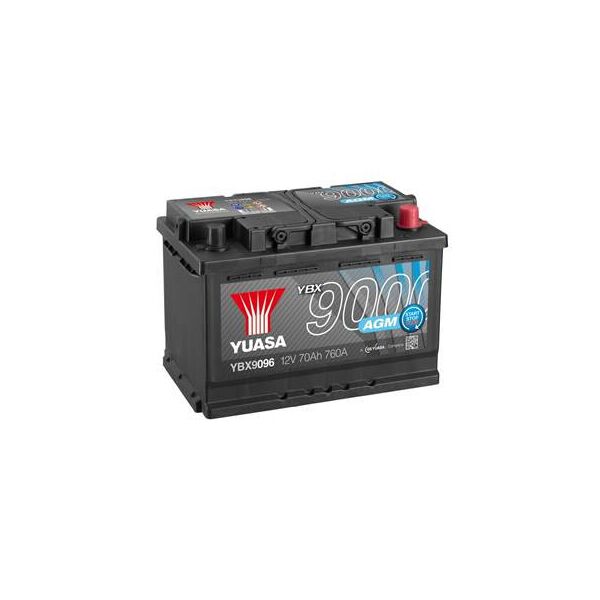 

Акумулятор Yuasa 12V 70Ah AGM Start Stop Plus Battery (YBX9096)