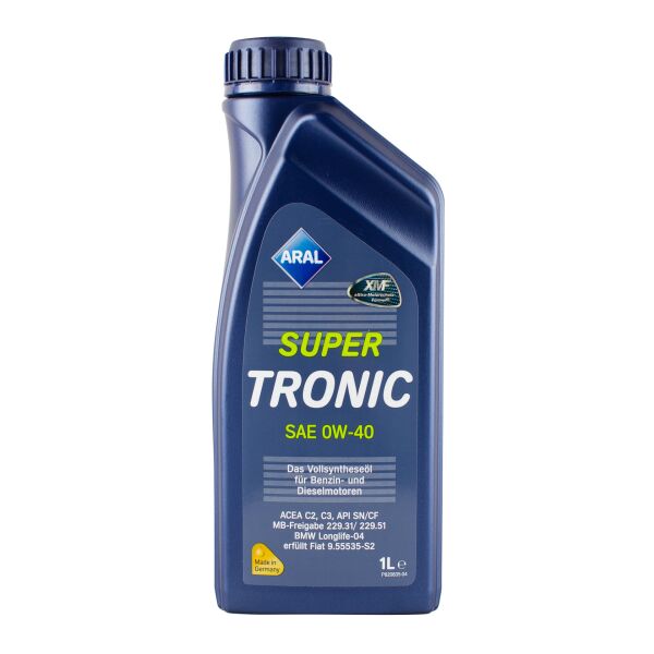 

Моторна олива Aral SuperTronic SAE 0W-40 1 л (156E9C)