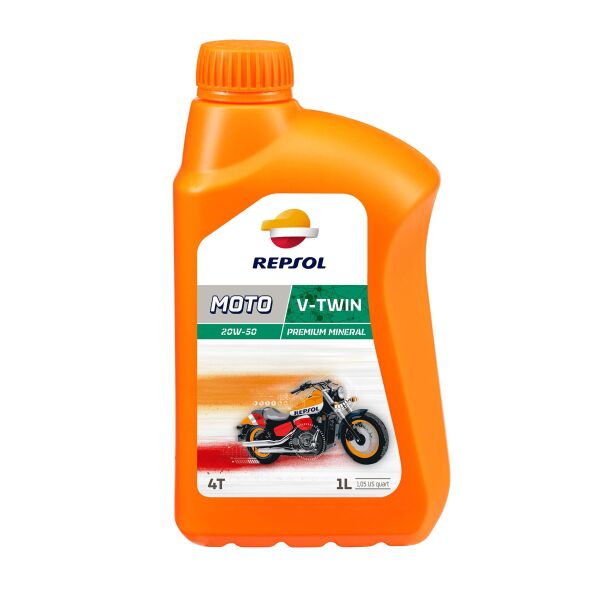 

Моторна олива Repsol Moto V-Twin 4T 20W50 1 л (RP168Q51)