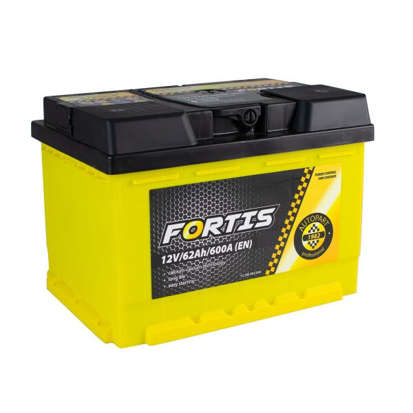 

Автомобільний акумулятор 62 Ah/12V FORTIS (0) Euro (FRT62-00)