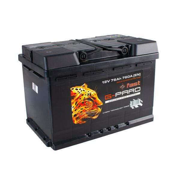 

Автомобільний акумулятор 78 Аh/12V Fast G-Pard Euro(0) (TRC078-F00)