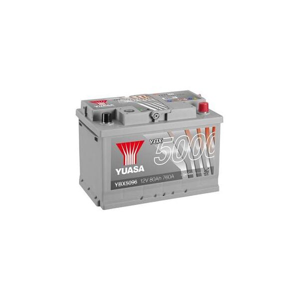 

Акумулятор Yuasa 12V 80Ah Silver High Performance Battery (YBX5096)
