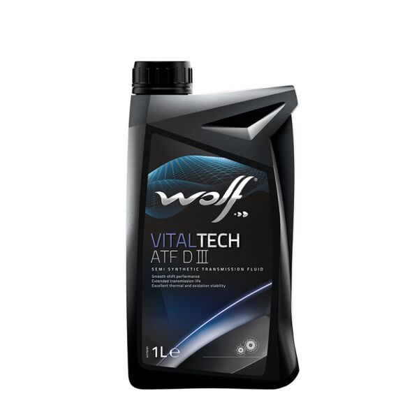 

Трансмісійна олива WOLF VITALTECH ATF DIII 1L (8305306)