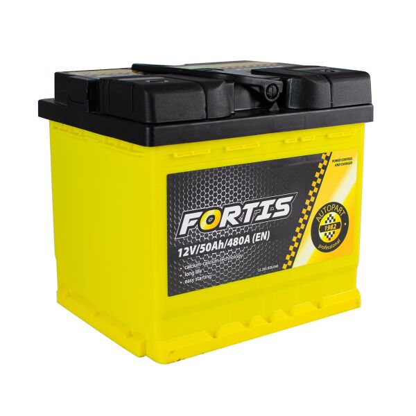 

Автомобільний акумулятор FORTIS 50 Ah/12V (0) Euro (FRT50-00)