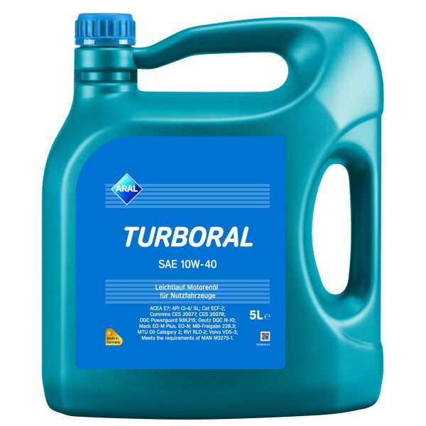 

Моторна олива Aral Turboral SAE 10W-40 5 л (AR-22004)