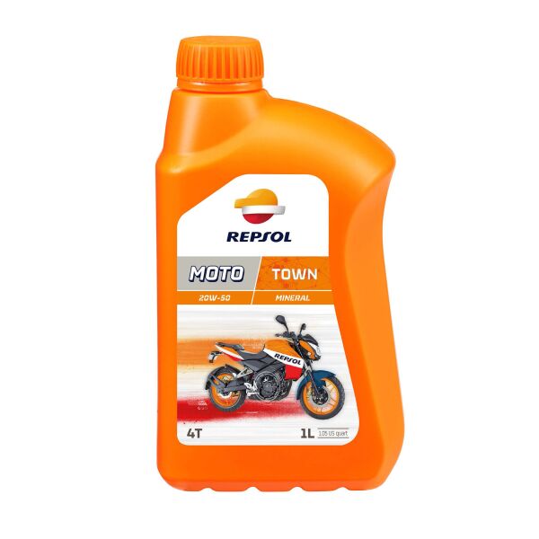 

Моторна олива Repsol Moto Town 4T 20W-50 1л. (RP169Q51)
