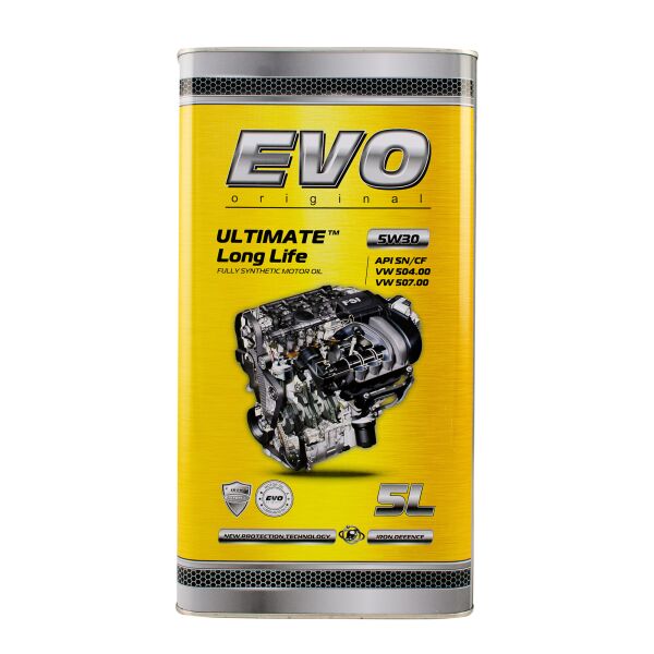 

Моторна олива EVO ULTIMATE LongLife 5W30 5L (U LL 5L 5W-30)