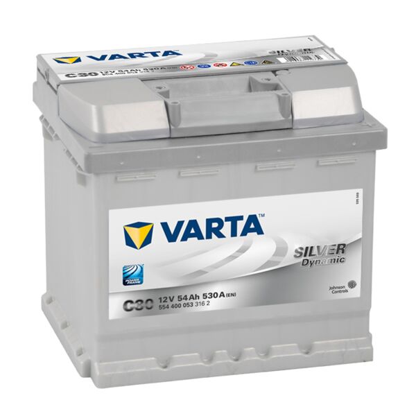 

Акумулятор VARTA 54Ач Silver Dynamic C30 (554400053)
