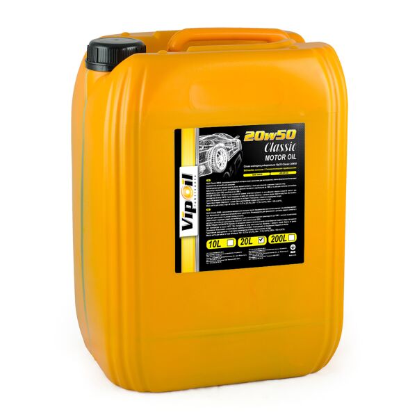 

Моторна олива VipOil Classic 20W-50 SF/CD, 20L (0252404)