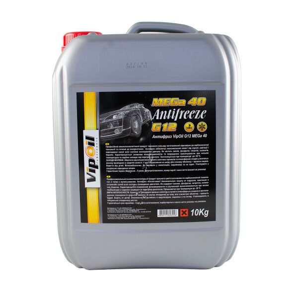 

Антифриз VipOil G12 MEGA 40 (червоний), 10 кг (701432)