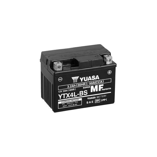 

Акумулятор МОТО Yuasa 12V 3Ah MF VRLA Battery AGM (YTX4L-BS)