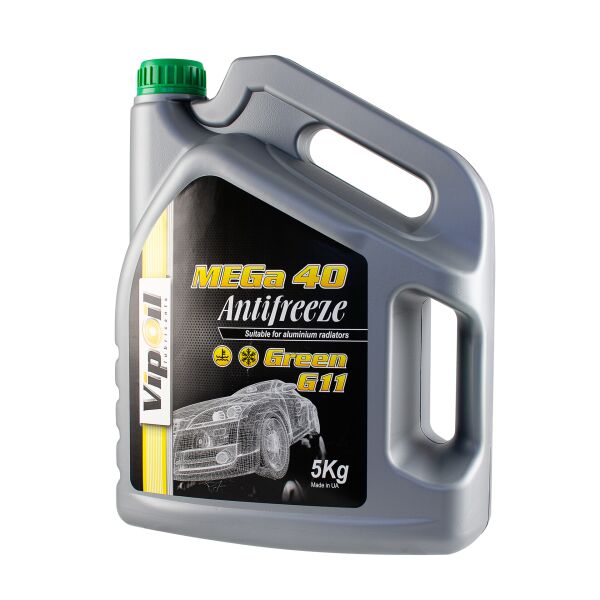 

Антифриз VipOil G11 MEGA Green 40 (зелений), 5 кг (701430)