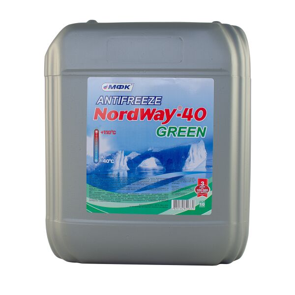 

Антифриз NordWay-40 GREEN, 9,3кг (0217451)