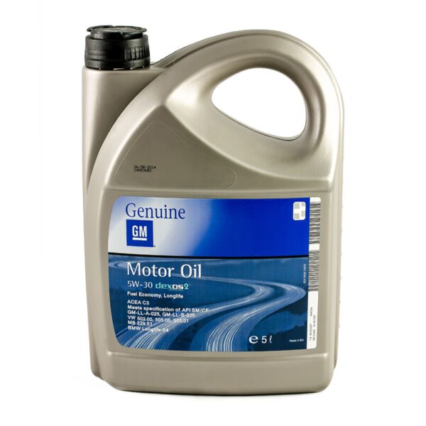 

Моторна олива GM DEXOS 2 5W-30 5 Liter (1942003)