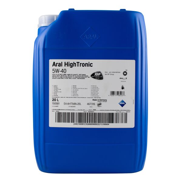 

Моторна олива Aral HighTronic SAE 5W-40 20 л (1505B1)