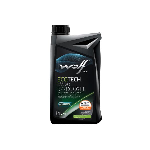 

Моторна олива WOLF ECOTECH 0W20 SP/RC G6 FE 1L (1047257)
