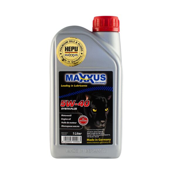 

Моторна олива HEPU Maxxus 5W40 SYNTH PLUS 1L (5W40-PLUS-001)
