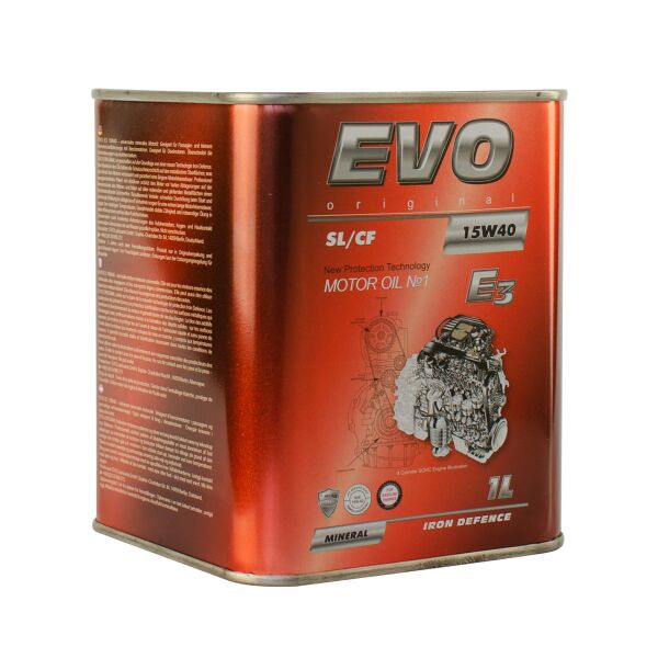 

Моторна олива EVO E3 15W-40 SL/CF 1L (E3 1L 15W-40)