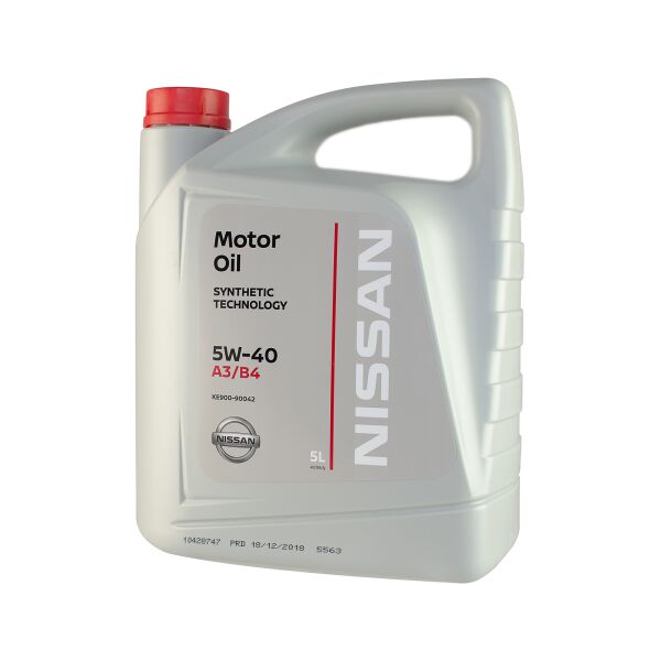 

Моторна олива NISSAN Motor Oil 5W-40 5 Liter (KE90090042)