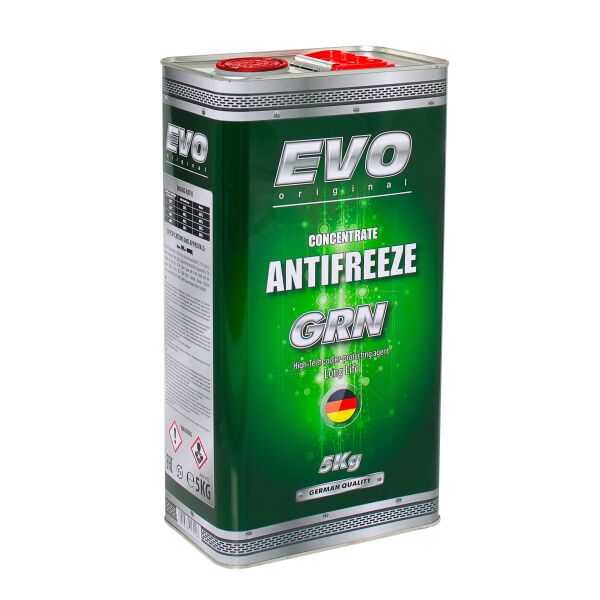 

Антифриз EVO ANTIFREEZE GRN Concentrate (Green) - зелений 5kg (GRNGREEN05KGx3)