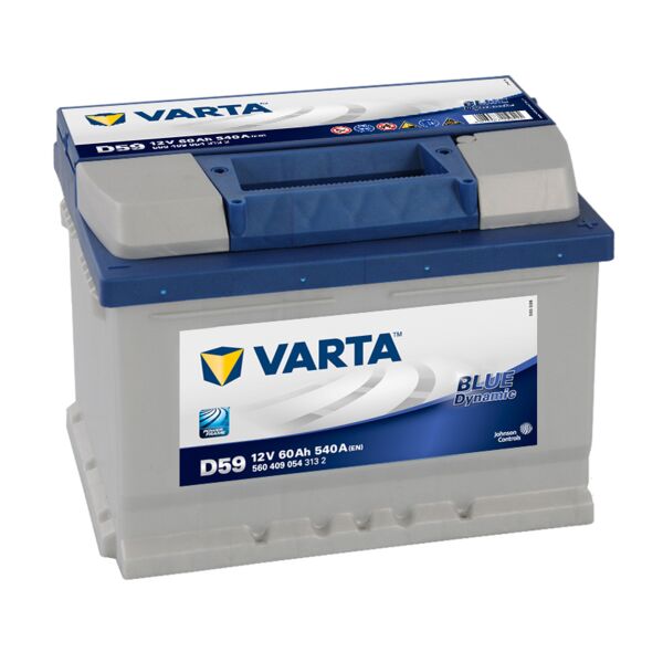 

Акумулятор VARTA 60Ач Blue Dynamic D59 (560409054)