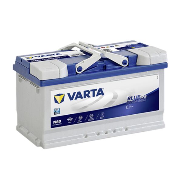 

Акумулятор VARTA 80Ач Blue Dynamic EFB N80 (580500080)
