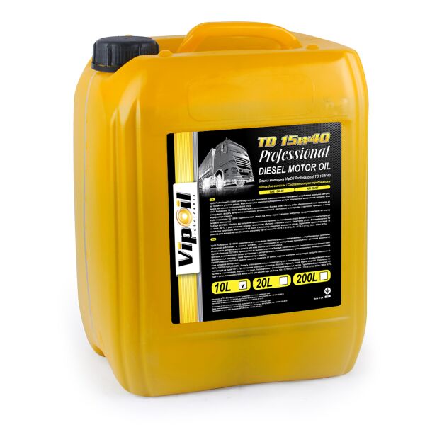 

Моторна олива VipOil Professional TD 15W-40 CD/SF, 10L (0162850)