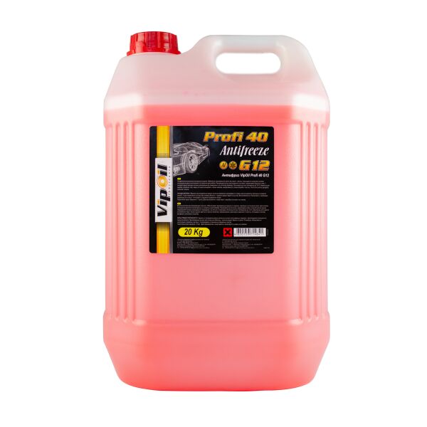 

Антифриз VipOil G12 Profi 40 (червоний), 20кг (701255)