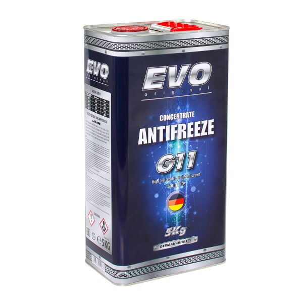 

Антифриз EVO ANTIFREEZE G11 Concentrate (Blue) - синій 5kg (G11BLUE05KGx3)