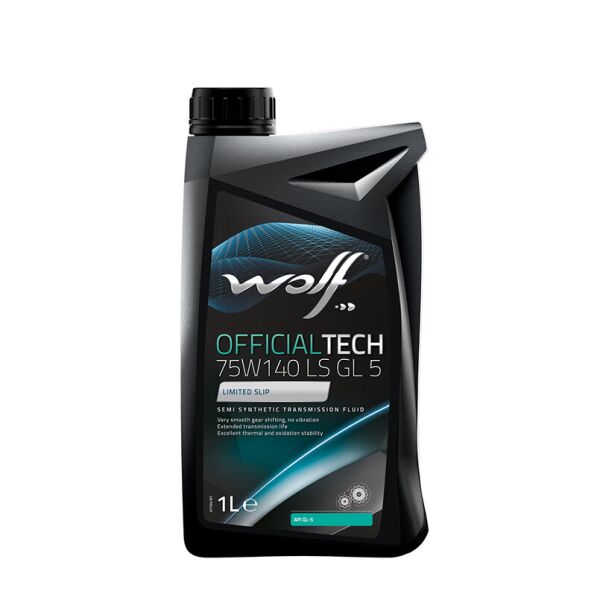 

Трансмісійна олива WOLF OFFICIALTECH 75W140 LS GL 5 1L (8304200)