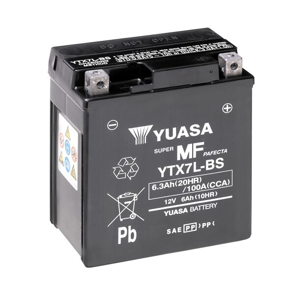

Акумулятор МОТО Yuasa 12V 6Ah MF VRLA Battery AGM (YTX7L-BS)