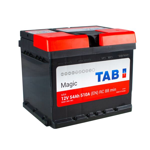 

Акумулятор 54 Ah/12V TAB Magic (0) Euro (189 054)