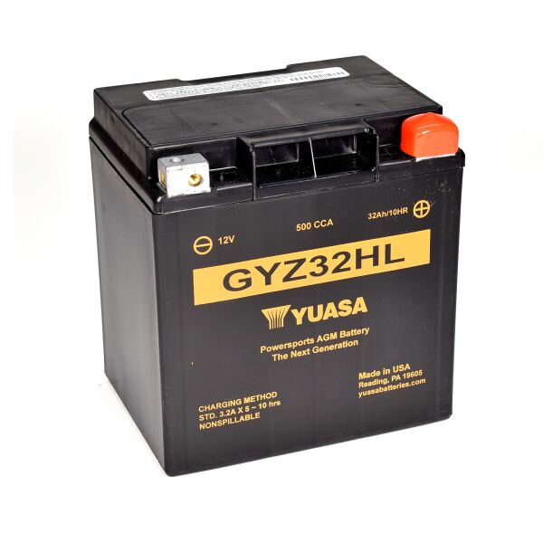 

Акумулятор МОТО Yuasa 12V 33,7Ah High Performance MF VRLA Battery (GYZ32HL)
