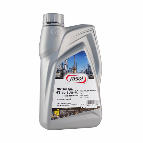 

Моторна олива JASOL MOTOR OIL 4T SL 10W-40 SEMISYNTHETIC 1L (0324831)