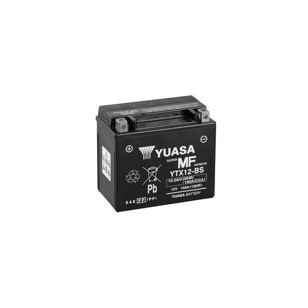 

Акумулятор МОТО Yuasa 12V 10,5Ah MF VRLA Battery (YTX12-BS)