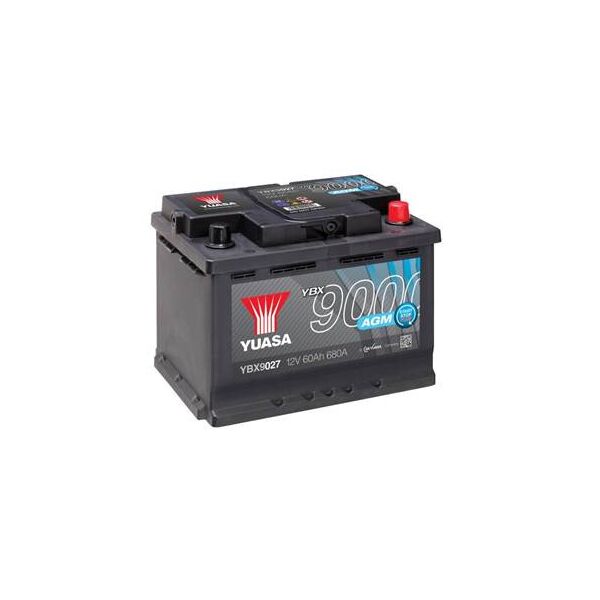 

Акумулятор Yuasa 12V 60Ah AGM Start Stop Plus Battery (YBX9027)