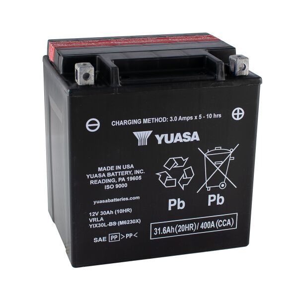 

Акумулятор МОТО Yuasa 12V 31.6Ah High Performance MF VRLA Battery AGM (YIX30L-BS)