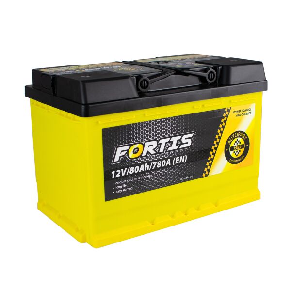 

Автомобільний акумулятор 80 Ah/12V FORTIS (0) Euro (FRT80-00)