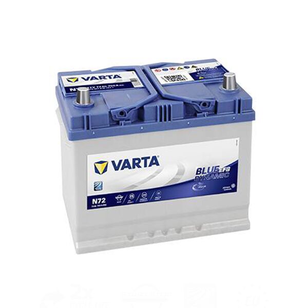 

Акумулятор VARTA 72Ач Blue Dynamic EFB АЗИЯ N72 (572501076)