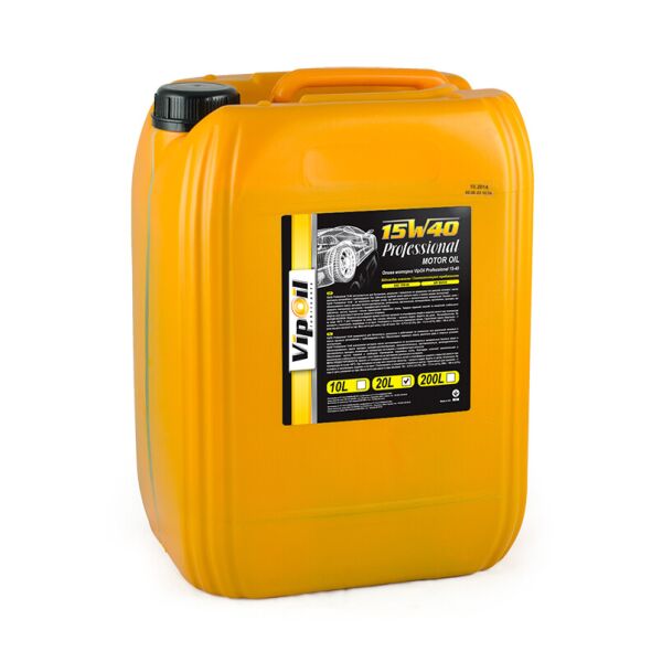

Моторна олива VipOil Professional 15W-40 SG/CD, 20L (0162846)