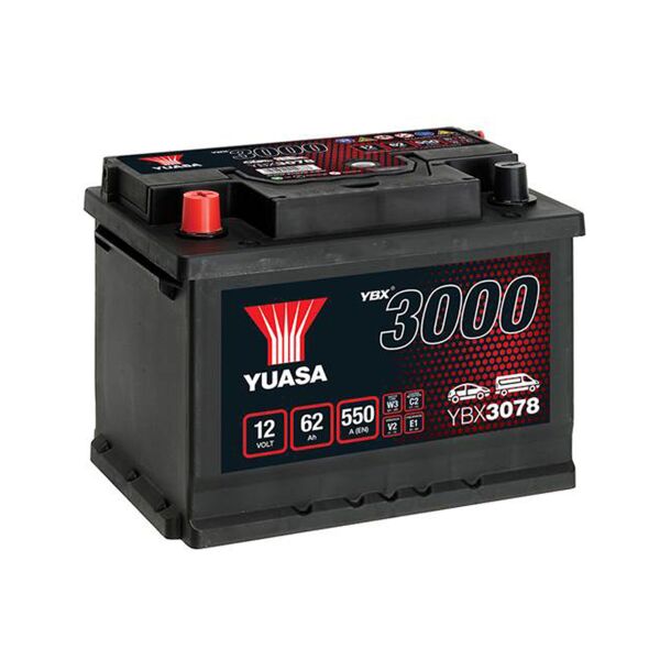 

Акумулятор Yuasa 12V 62Ah SMF Battery (YBX3078)