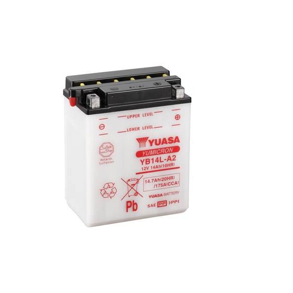 

Акумулятор МОТО Yuasa 12V 14,7Ah YuMicron Battery (YB14L-A2)