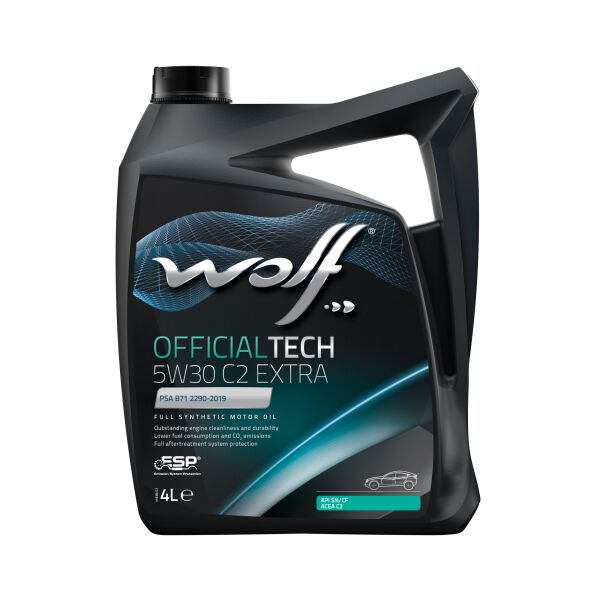 

Моторна олива WOLF OFFICIALTECH 5W30 C2 EXTRA 4L (8339677)