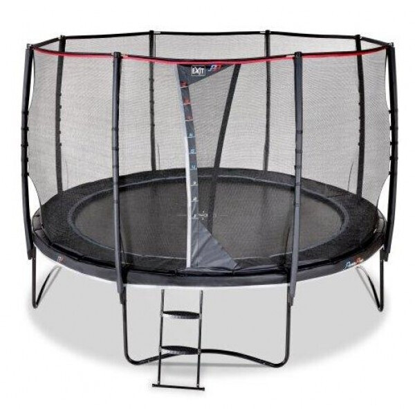 

Батут Exit Toys PeakPro 366 см Черный круглый с защитной сеткой + лестница