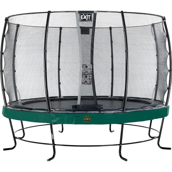 

Батут Exit Toys Elegant Premium 427 см круглый с защитной сеткой Черный/Зеленый