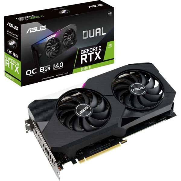 

ASUS GeForce RTX3060Ti 8Gb DUAL OC V2 LHR (DUAL-RTX3060TI-O8G-V2)