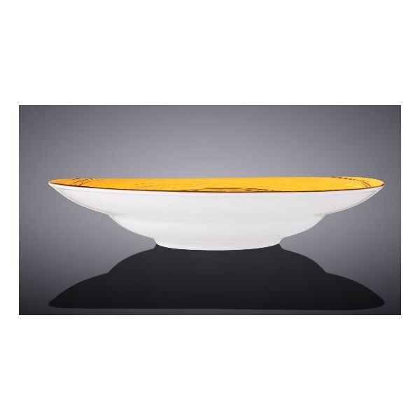 

Тарелка глубокая Wilmax SPIRAL YELLOW d25,5см/V350мл