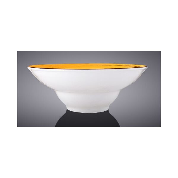 

Тарелка глубокая Wilmax SPIRAL YELLOW d20см/V800мл