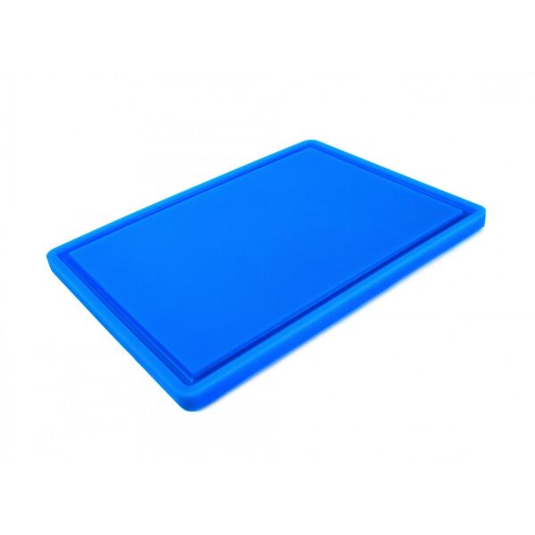 

Доска разделочная HDPE с желобом, 400 × 300 × 18 мм, 4 противоскользящих ножек, синяя
