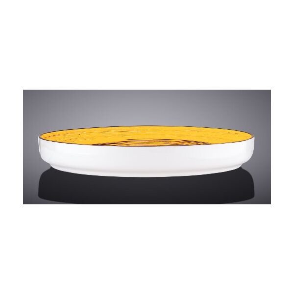 

Тарелка обеденная Wilmax SPIRAL YELLOW 23 см